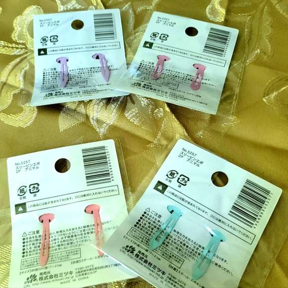 BRAND NEW! Sparkly Animal Metal Hair Clips - Picture 2 of 6